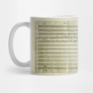 Mozart | Requiem | Original manuscript score Mug